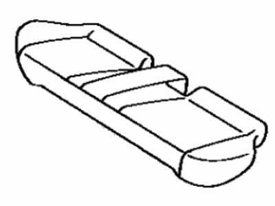 Lexus 71075-33111-E1 Rear Seat Back Cover (For Bench Type)