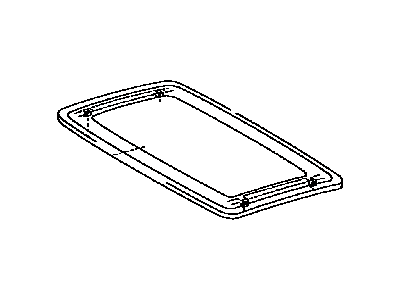 Lexus 63201-48130 Sliding Roof Glass Sub-Assembly