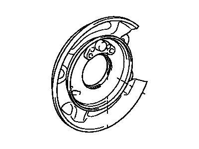 Lexus 46503-06040 Plate Sub-Assembly