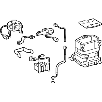 Lexus 88502-60271 Case Sub-Assembly, Cooling