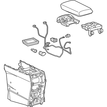 Lexus 58910-0E230-20 Box Assy, Console, Rear