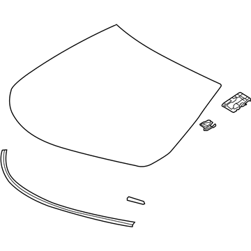 Lexus 56101-11930 Windshield Glass Sub-Assembly