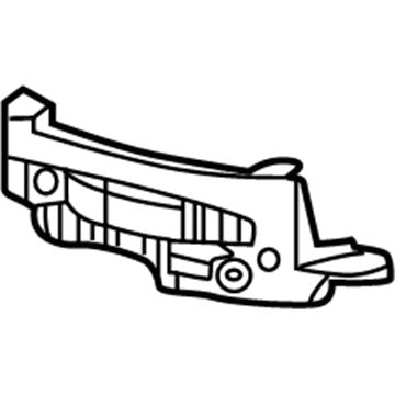 Lexus 52136-50030 Reinforcement, Front Energy ABSORBER Mounting