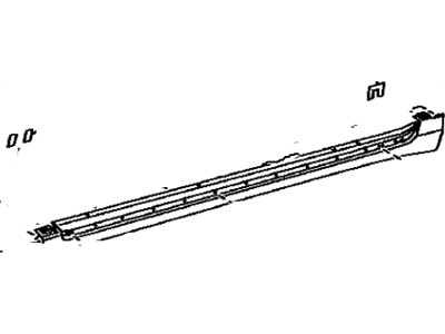 Lexus 75851-33902-H0 Moulding, Rocker Panel, RH