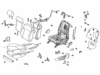 Lexus 71200-53P20-G3 Seat Assy, Front LH