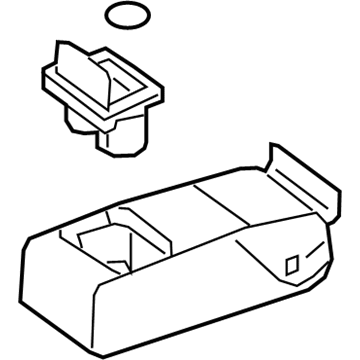 Lexus 72830-33J90-F7 Rear Seat Armrest Assembly