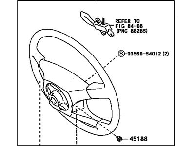 Lexus 45100-60310-E0 Steering Wheel Assembly