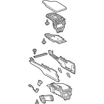 Lexus 58810-24220-C1 Box Assembly, Console