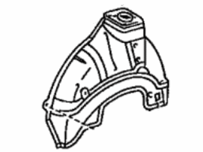 Lexus 61607-50928 Panel, Quarter Wheel House, Inner RH