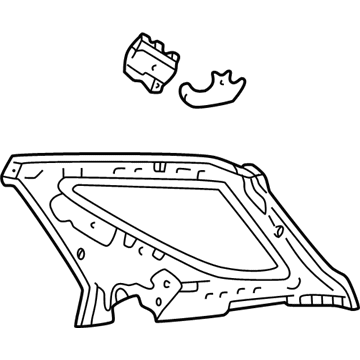 Lexus 61731-48901 Panel, Roof Side, Inner RH