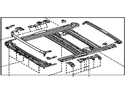 Lexus 63203-50060 Housing Sub-Assy, Sliding Roof