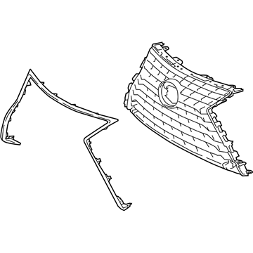 Lexus 53101-78230 Grille Sub-Assembly, Rad