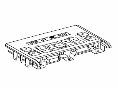 Lexus 87490-60041 Panel Assembly, Control