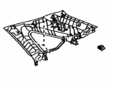 Lexus 62480-48180-B0 Garnish Assy, Roof Side, Inner LH