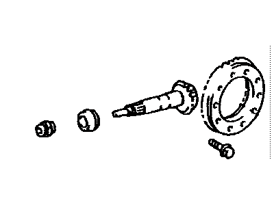 Lexus 41201-19605 Final Gear Kit, Differential, Rear