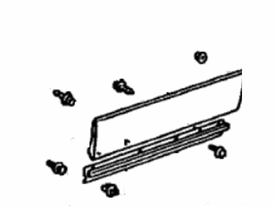 Lexus 75071-30061-D1 Moulding Sub-Assy, Front Door, Outside RH