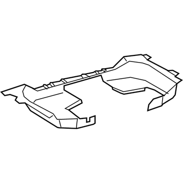 Lexus 58571-78041 Carpet, Rear Floor