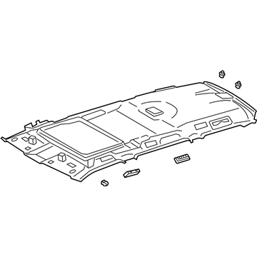 Lexus 63310-6AD20-C0 HEADLINING Assembly, ROO