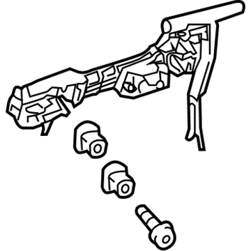 Lexus 69204-60071 FRAME SUB-ASSY, RR D