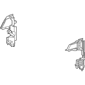 Lexus 16593-0P020 Guide, Radiator Air