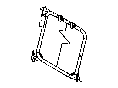 Lexus 71017-60650 Frame Sub-Assembly, Rear Seat