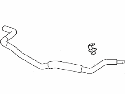 Lexus 23820-F0110 Hose Assembly, Fuel VAPO