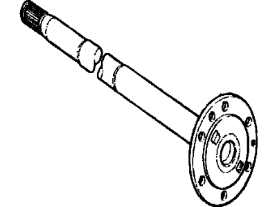 Lexus 42312-60090 Shaft, Rear Axle