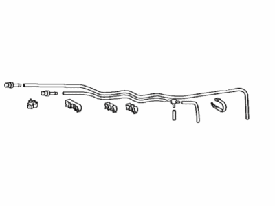 Lexus 36407-60310 Hose Sub-Assembly, Transmission