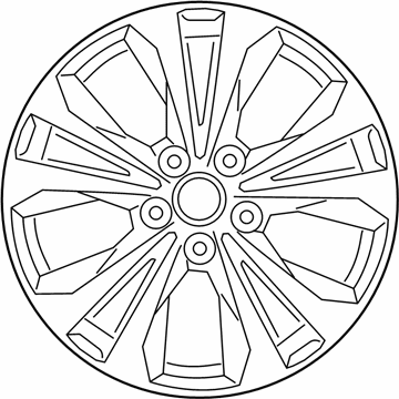 Lexus 4261A-76140 Wheel, Disc Chrome P