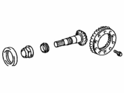 Lexus 41201-59425 FINAL GEAR KIT, DIFF