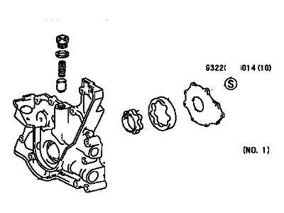 Lexus 15100-46090 Pump Assembly, Oil