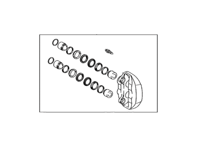 Lexus 47750-0W040 Disc Brake Cylinder Assembly, Left