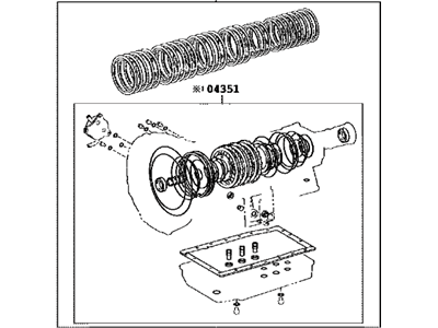 Lexus 04352-30420 Kit, Automatic Transmission Overhaul