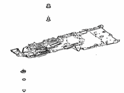 Lexus 58401-50012 BOARD SUB-ASSY, FLOO