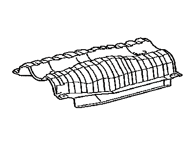 Lexus 58151-50031 Insulator, Front Floor Heat, NO.1