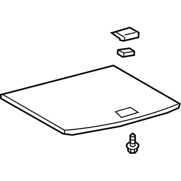 Lexus 58410-76031-C0 Board Assembly, Deck