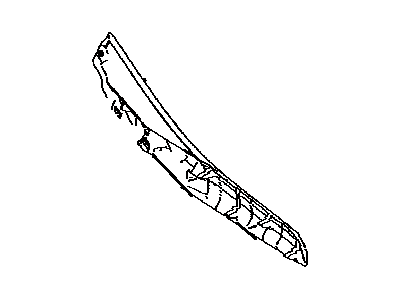 Lexus 55011-24130-C8 GARNISH Sub-Assembly, In