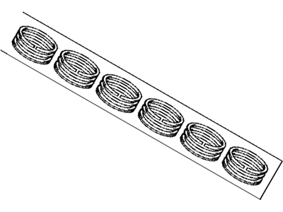 Lexus 13011-0P040 Ring Set, Piston