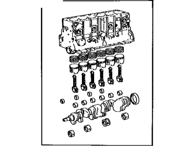 Lexus 11400-66041 Block Assy, Short