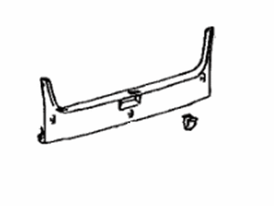 Lexus 58387-30110-C0 Plate, Rear Floor Finish