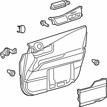 Lexus 67610-0E031-E0 Panel Assembly, FR Door