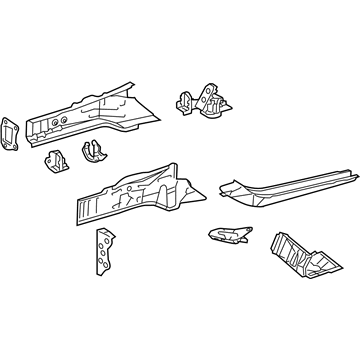 Lexus 57102-24110 Member Sub-Assembly, Front