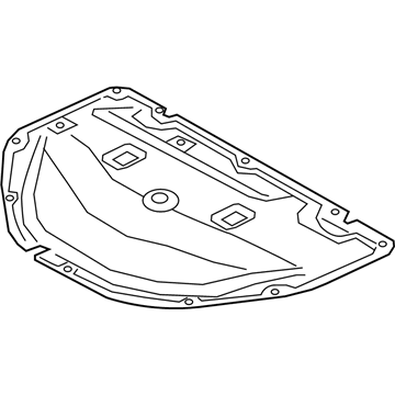 Lexus 53341-76020 INSULATOR, Hood