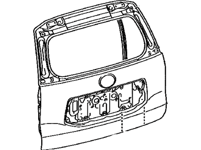 Lexus 67005-60G20 Panel Sub-Assembly, Back