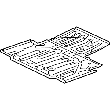 Lexus 58311-48921 Pan, Rear Floor L/BOLT