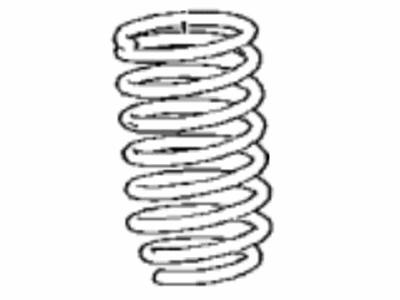 Lexus 48231-50381 SPRING, COIL, RR