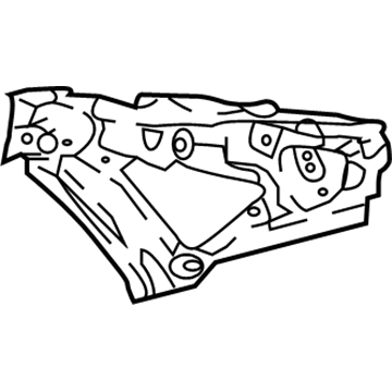 Lexus 61732-50050 Panel, Roof Side, Inner