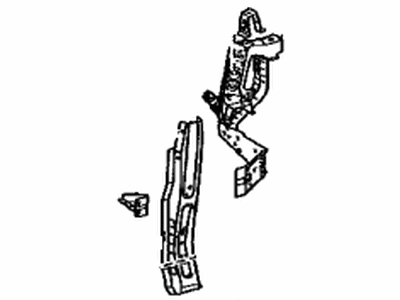 Lexus 53202-48070 Support Sub-Assy, Radiator, RH