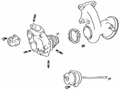 Lexus 17201-36010 Turbocharger Sub-Assy