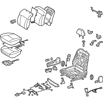 Lexus 71100-30L70-A0 Seat Assy, Front RH